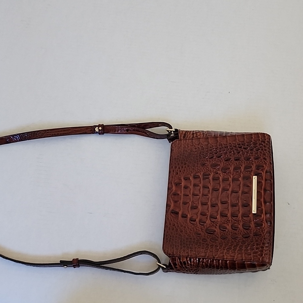 BRAHMIN gorgeous leather shoulder purse